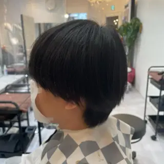 ショート 髪質改善× ハイライト溝江のヘアスタイル