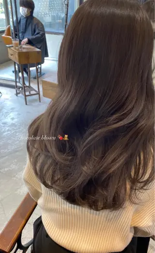 ロング 韓国レイヤー/透明感 カラー🦋mioのヘアスタイル