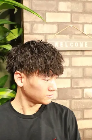 ミディアム Maison所属・メンズ特化 浜本志厳のヘアスタイル