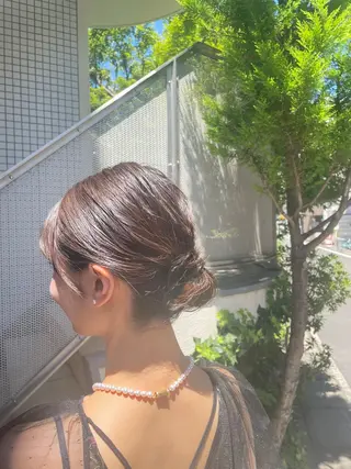 ミディアム ヘアアレンジ アレンジ/カラー トリートメントNaoのヘアスタイル