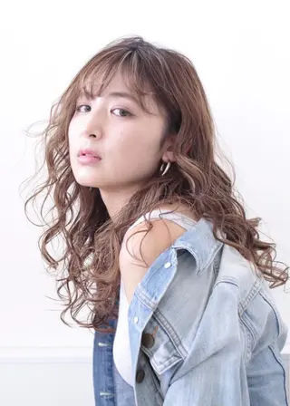 ロング パーマ ✨パーマ特化 遠藤 まりえ✨のヘアスタイル