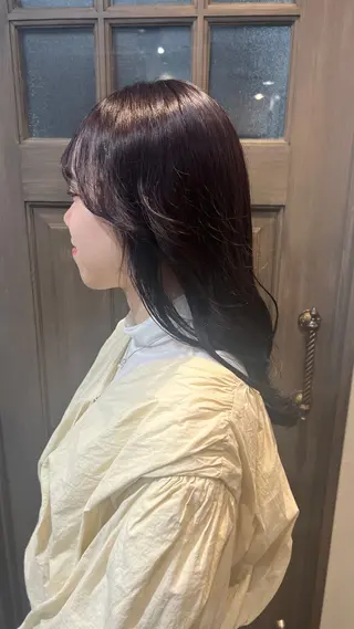 カラー 米山 すずののヘアスタイル