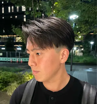 ショート パーマ メンズ アミ トモヤのヘアスタイル