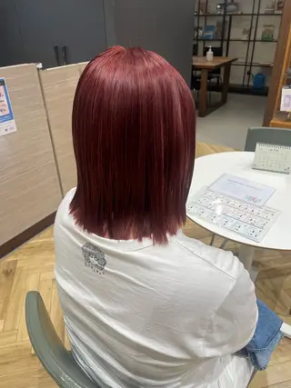 ミディアム キルンサンピアン所属・ナチュラルカラー 児玉優香のヘアスタイル