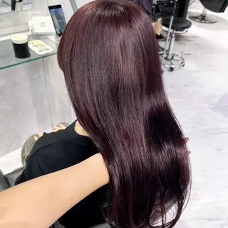 ロング カラー 🫧うる艶トレンド 🫧透明感カラーのヘアスタイル