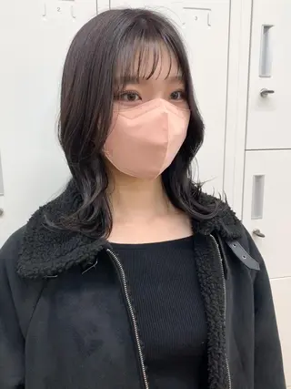 ミディアム カラー cirrus🕊 韓国ヘア♡山縣あかりのヘアスタイル