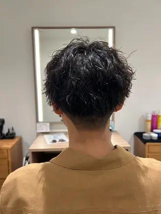 パーマ メンズ メンズパーマ専門店 【店長】⚜️イチカワのヘアスタイル