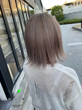 ショート カラー 難波ブリーチカラー 伊藤洋輝のヘアスタイル