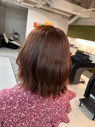 カラー LUVISM万代 佐藤里咲/新潟万代のヘアスタイル