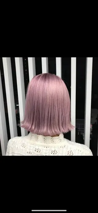 ミディアム カラー パーマ ヘアアレンジ ネイル マツエク・マツパ アイブロウ カラー特化サロン大阪 ルービック江坂/新城のヘアスタイル