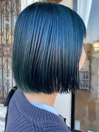 ショート カラー nari ☺︎ ボブ/透明感カラーのヘアスタイル
