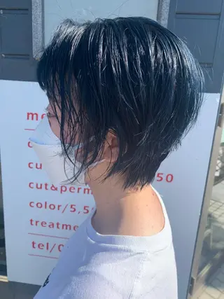 ショート ufufu所属・境 菜摘のヘアスタイル
