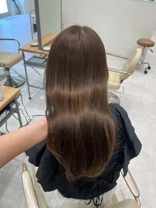 ロング カラー sabo ladies salon所属・ヨシカ/透明感カラー 酸性ストレートのヘアスタイル