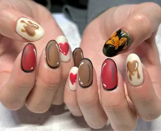 ネイル かわいいおつめ アサイのネイルデザイン