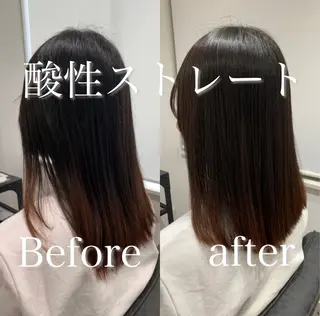 ミディアム 【酸性ストレート】 宮下和明のヘアスタイル