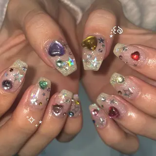 ネイル yuna@ 練習生☘️のネイルデザイン