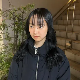 ミディアム カラー ✨うる艶/ブリーチ✨ 𝓡𝒖𝓷𝐚💋のヘアスタイル