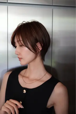 ショート カラー soigne 表参道【ソワネ】所属・八幡 空乃のヘアスタイル