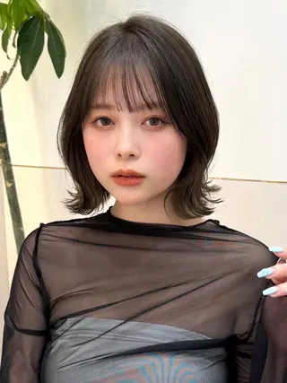 ミディアム 新宿/髪質改善/ボブ 韓国レイヤー大重聖斗のヘアスタイル