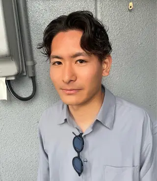 ショート パーマ メンズ メンズ特化/お任せ可 矢場町/モモコ🍑のヘアスタイル