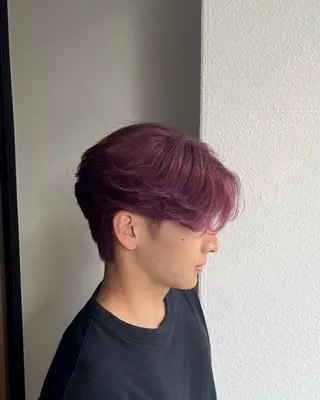 ショート カラー メンズ arti所属・坂口 歩夢のヘアスタイル