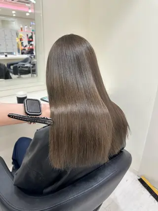 ロング カラー 🤍韓国大人っぽ ベージュMAI🤍のヘアスタイル