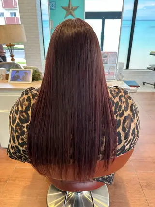 ロング カラー ho nokaのヘアスタイル