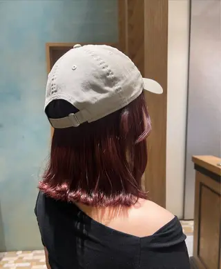 ミディアム カラー 🫧Ai/ ロロネー森ノ宮💖のヘアスタイル