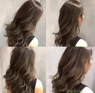 カラー ハイダメージ毛 縮毛矯正のヘアスタイル