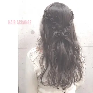 ロング ヘアアレンジ .. meiのヘアスタイル