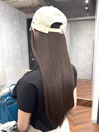 ロング カラー 縮毛矯正・髪質改善 人気No1🩶北島のヘアスタイル