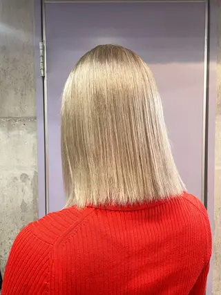 ミディアム ハイトーン/ブリーチ /ウルフ⛓️MAKIのヘアスタイル