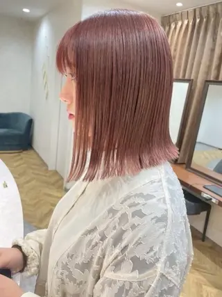 カラー Lond Cheri所属・ひな🐥仙台/ ワンカラー/縮毛矯正のヘアスタイル