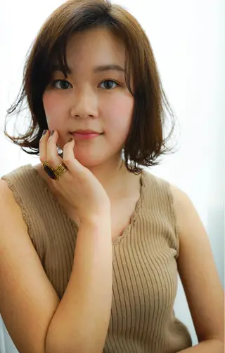 ミディアム 🧞‍♂️水野 真帆💄のヘアスタイル