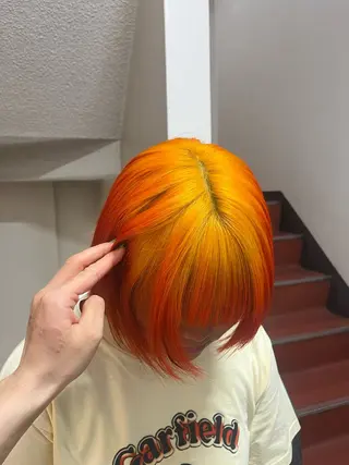 ミディアム カラー ❤️ブリーチ暖色カ ラー❤️NAOのヘアスタイル