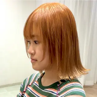 ショート カラー 【韓国　レイヤー 髪質改善✨】かずのヘアスタイル