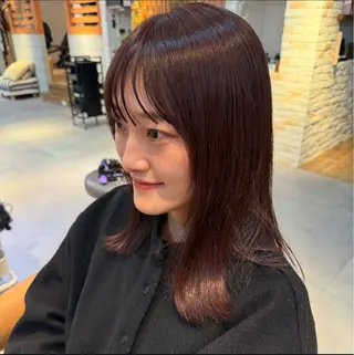 カラー Revie  hair所属・Hiyori/透明感 矢場町/栄のヘアスタイル