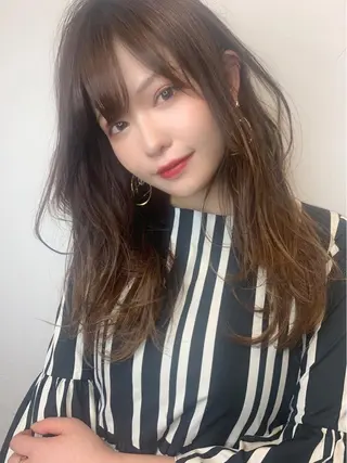 セミロング 中園 祥吾のヘアスタイル