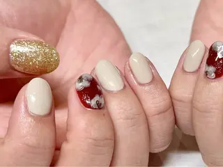 ネイル 【B.nail】名古屋志賀本通-フィルイン/ニュアンス/定額/長さだし-所属・橋立 敬子のネイルデザイン