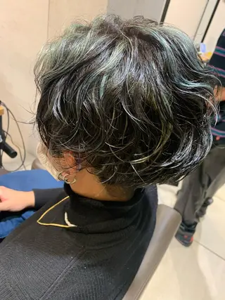 ショート カラー メンズ 縮毛矯正✖️似合わせ 🌻ヒトミのヘアスタイル