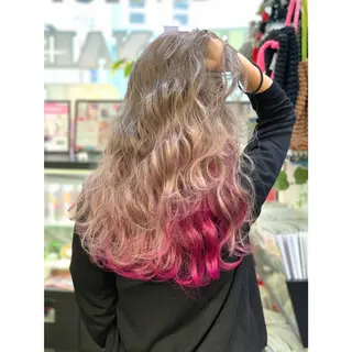 ロング カラー 韓国カラー/エクステ carryのヘアスタイル