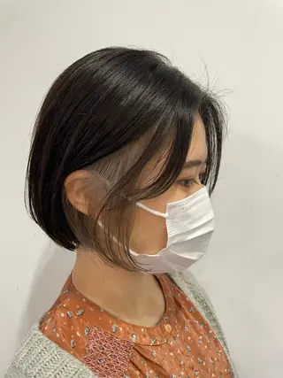 ショート カラー ヘアアレンジ 🎀ダブルカラーレイ ヤーyuuri🎀のヘアスタイル