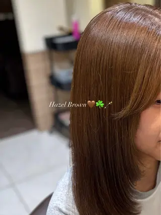 セミロング カラー 🎀モデル募集🎀 青葉のヘアスタイル