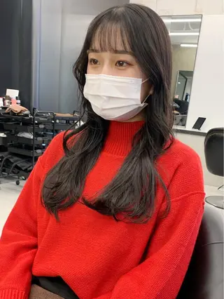 ロング カラー kimika🥑 メンズ/髪質改善のヘアスタイル