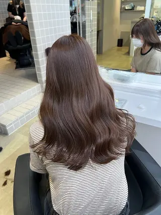 セミロング レイヤー/韓国❣️ 髪質改善/亘紘輝のヘアスタイル