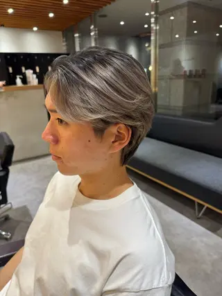 ミディアム メンズ サロンドミルク 原宿のヘアスタイル