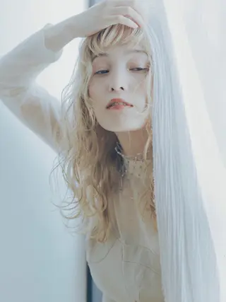 ミディアム カラー パーマ SALOWIN熊本 yuseiのヘアスタイル