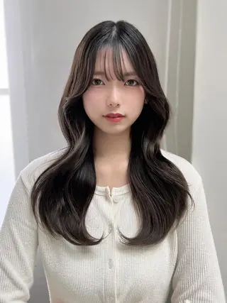セミロング ✨美髪縮毛矯正 /源✨のヘアスタイル