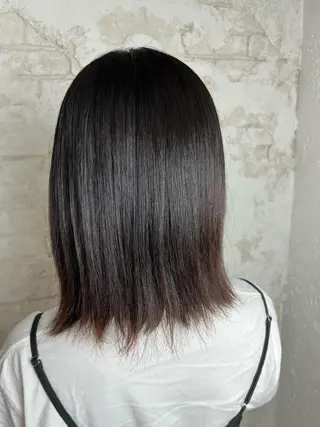 ミディアム 韓国風透明感カラー 💎YUI💎のヘアスタイル