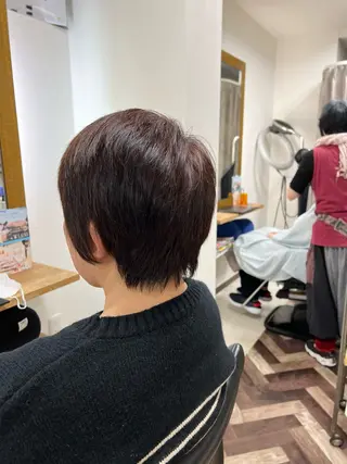 ショート 髪質改善/マツパ 垢抜け透明カラー衣笠のヘアスタイル